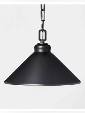 Hearth & Hand™ with Magnolia Black Metal Pendant Light Farmhouse Hanging Lamp